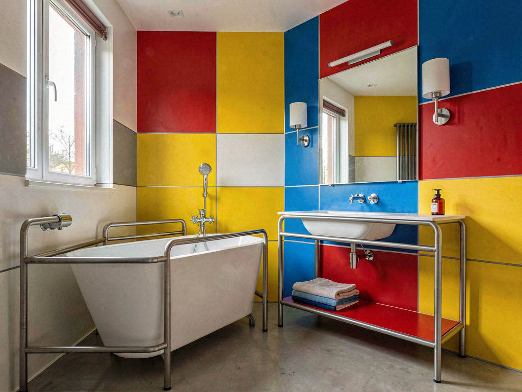 Bauhaus bathroom — room view