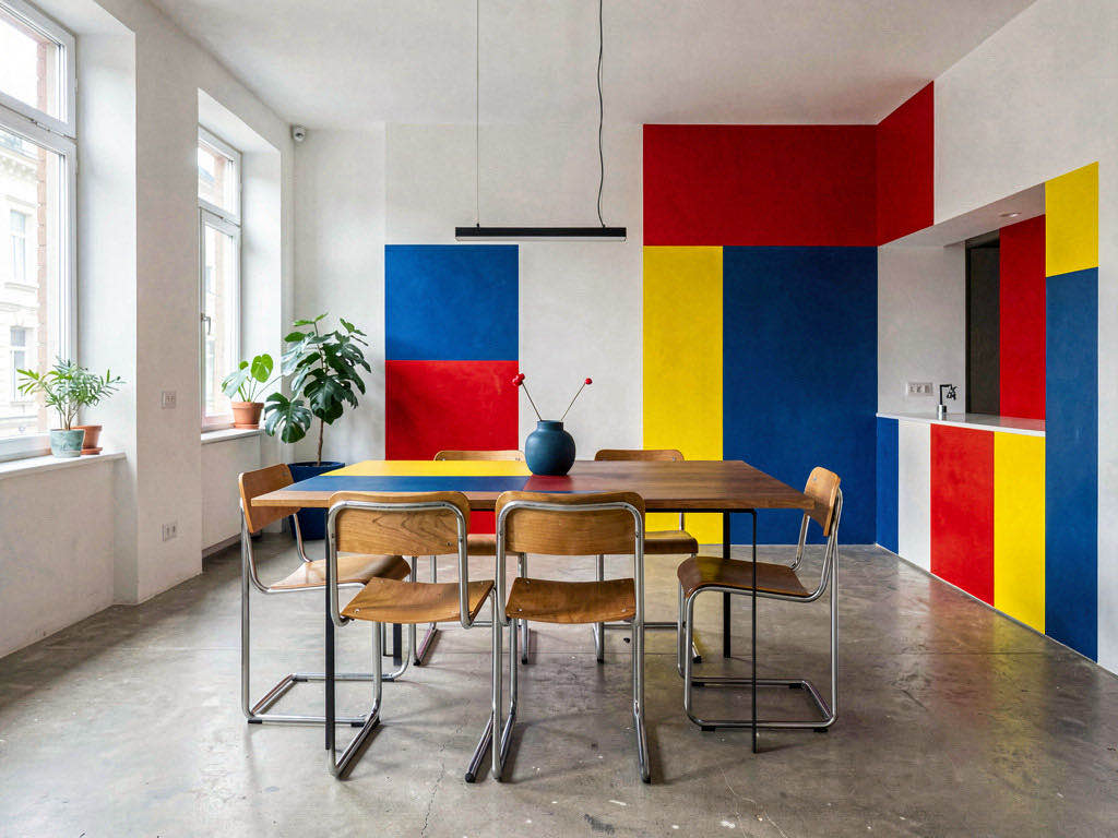 Bauhaus dining room — room view