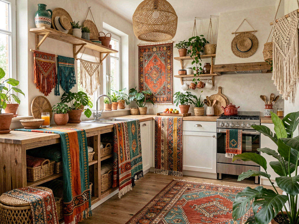 Boho kitchen — room view