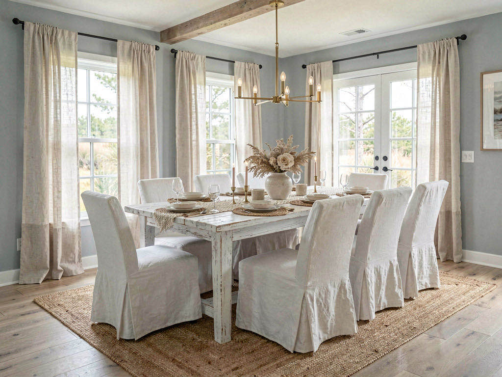 Coastal dining room — room view