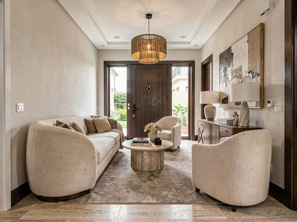 Contemporary entryway — room view