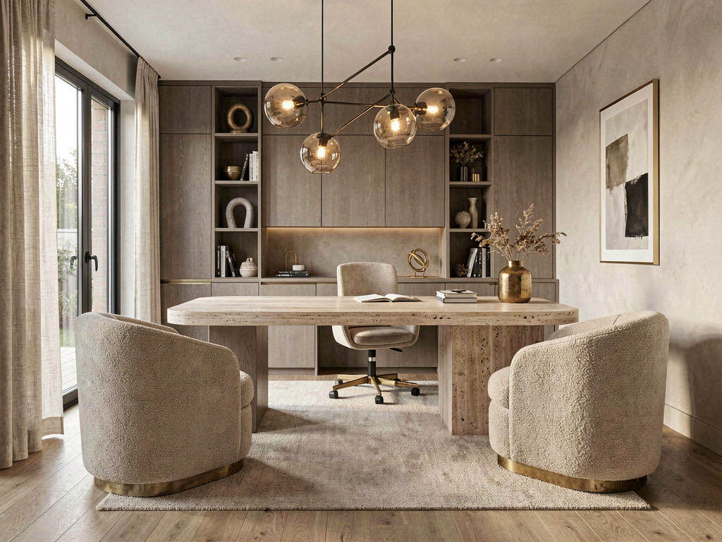 Contemporary home office — room view