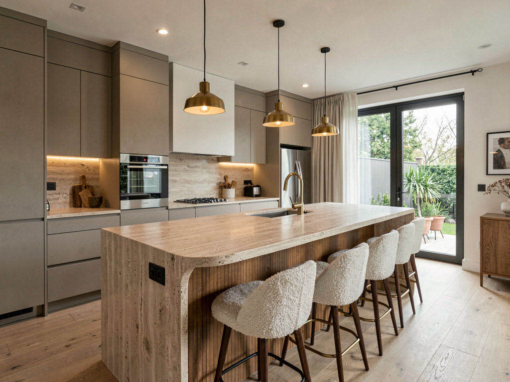Contemporary kitchen — room view