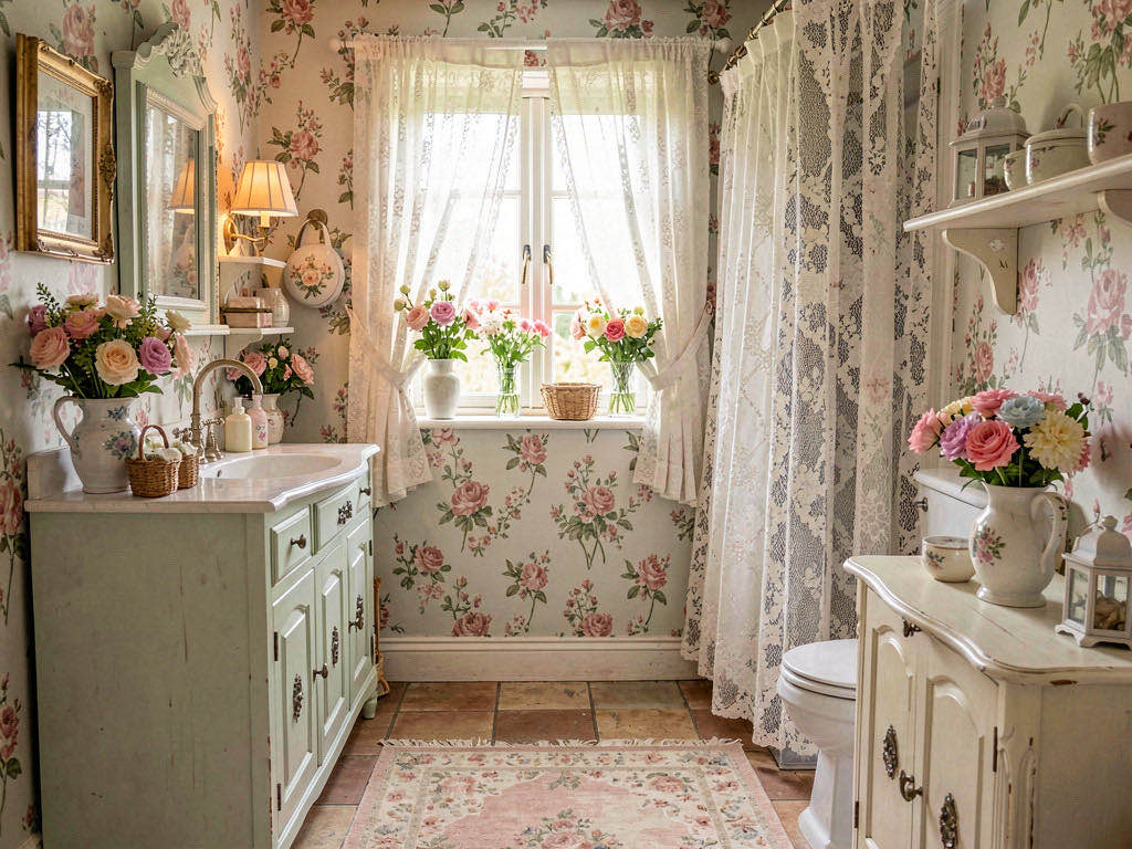 Cottagecore bathroom — room view