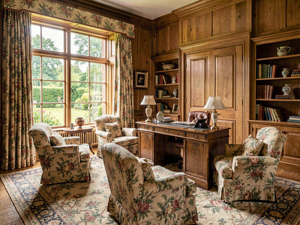 Country House home office — room view