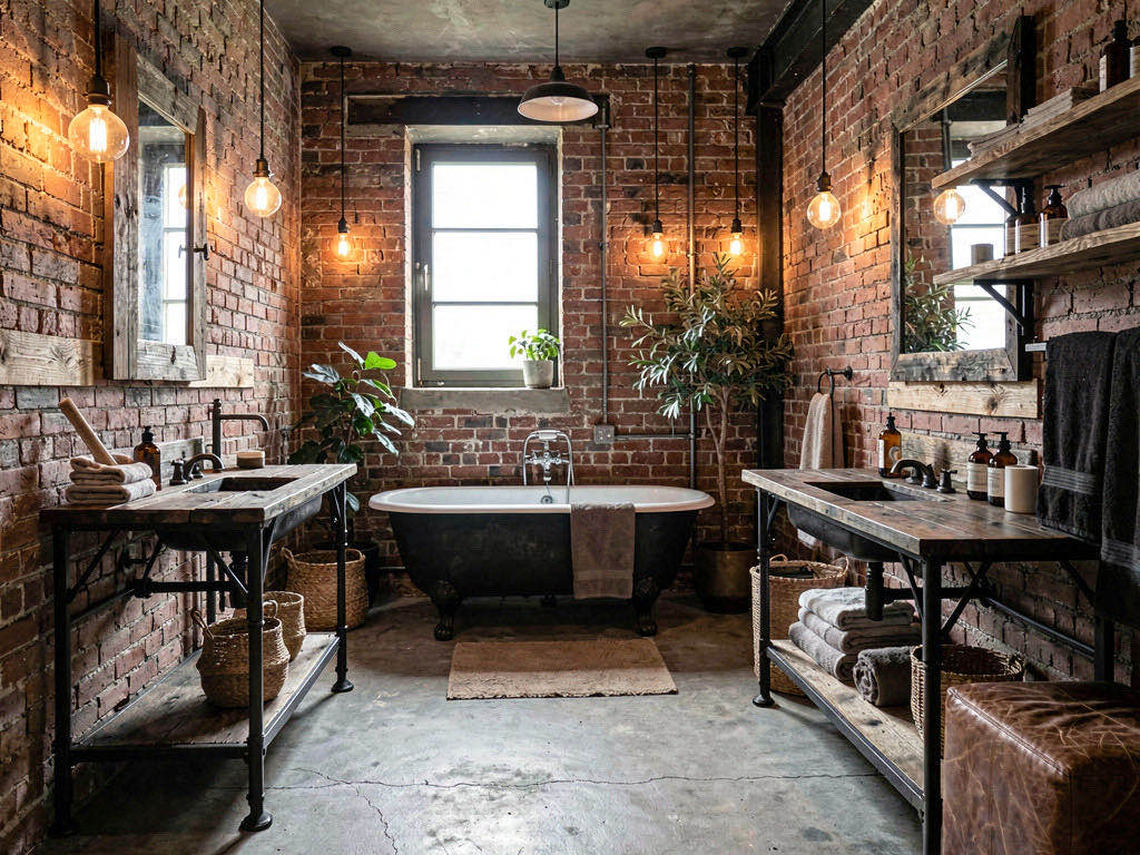 Industrial bathroom — room view