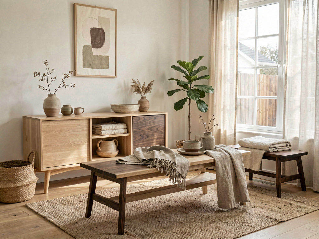 Japandi nursery — room view
