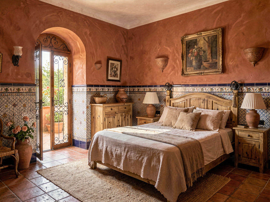 Mediterranean bedroom — room view