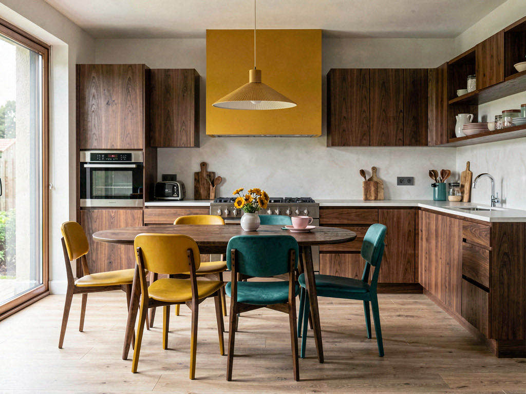 Mid-Century kitchen — room view