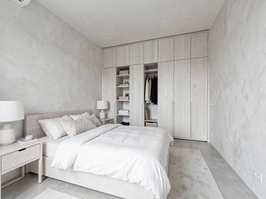 Minimalist bedroom — room view