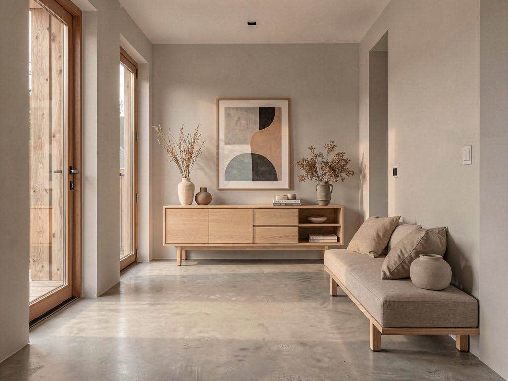 Modern entryway — room view
