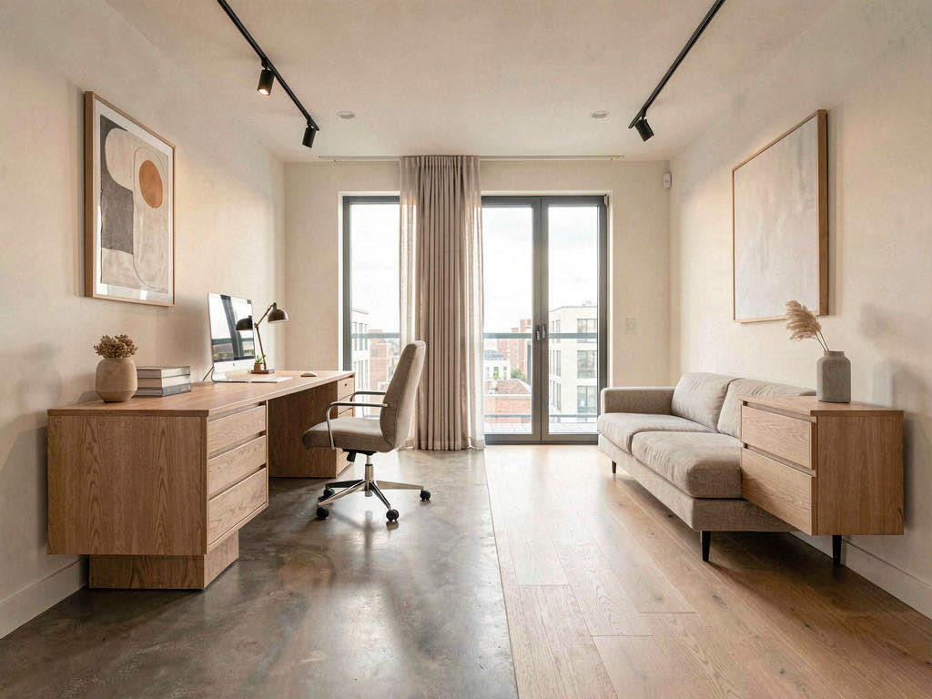 Modern home office — room view