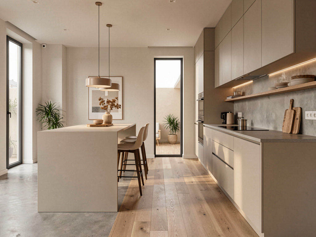 Modern kitchen — room view