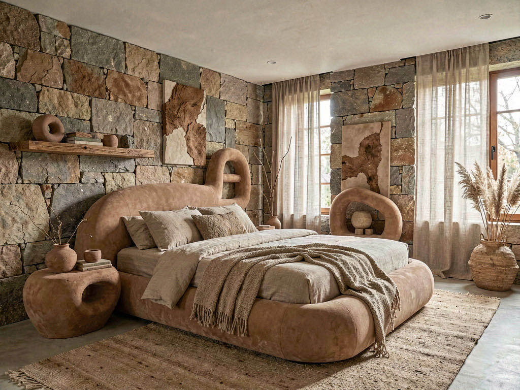 Organic Modern bedroom — room view