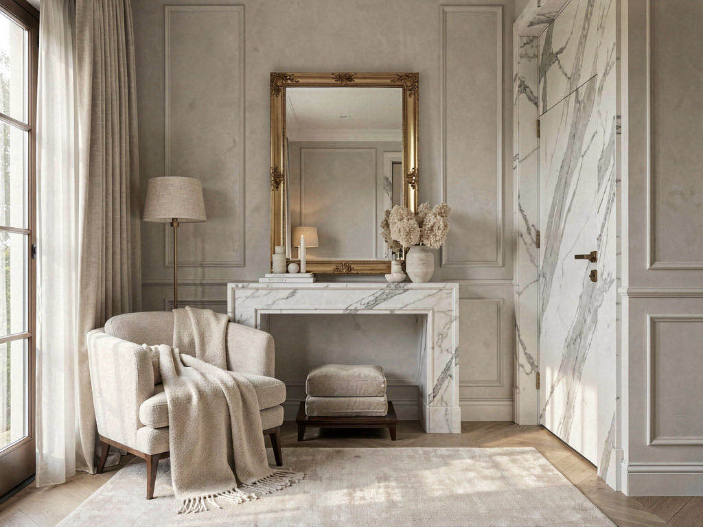 Quiet Luxury entryway — room view