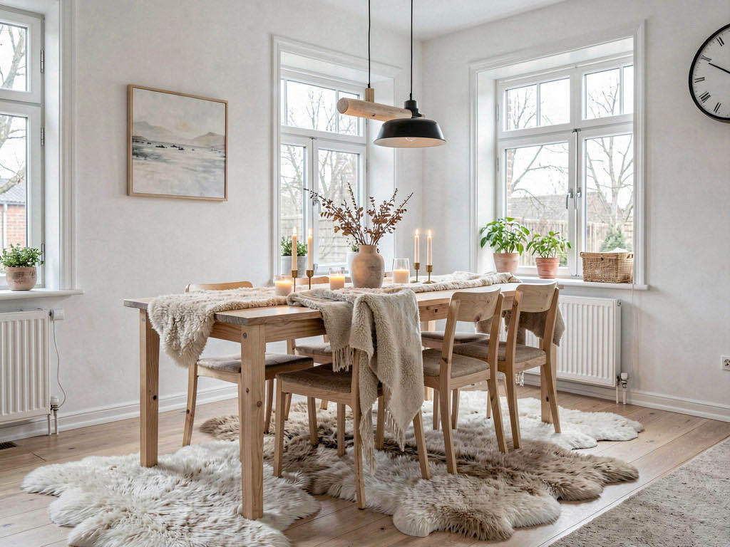 Scandinavian dining room — room view