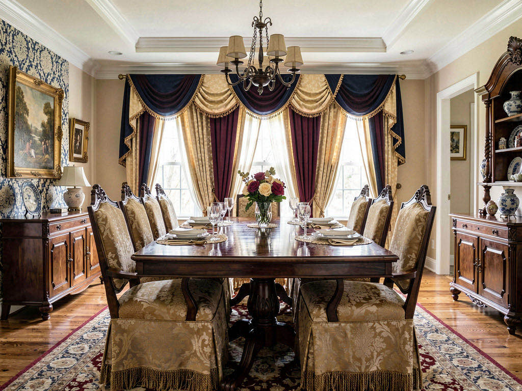 Traditional dining room — room view