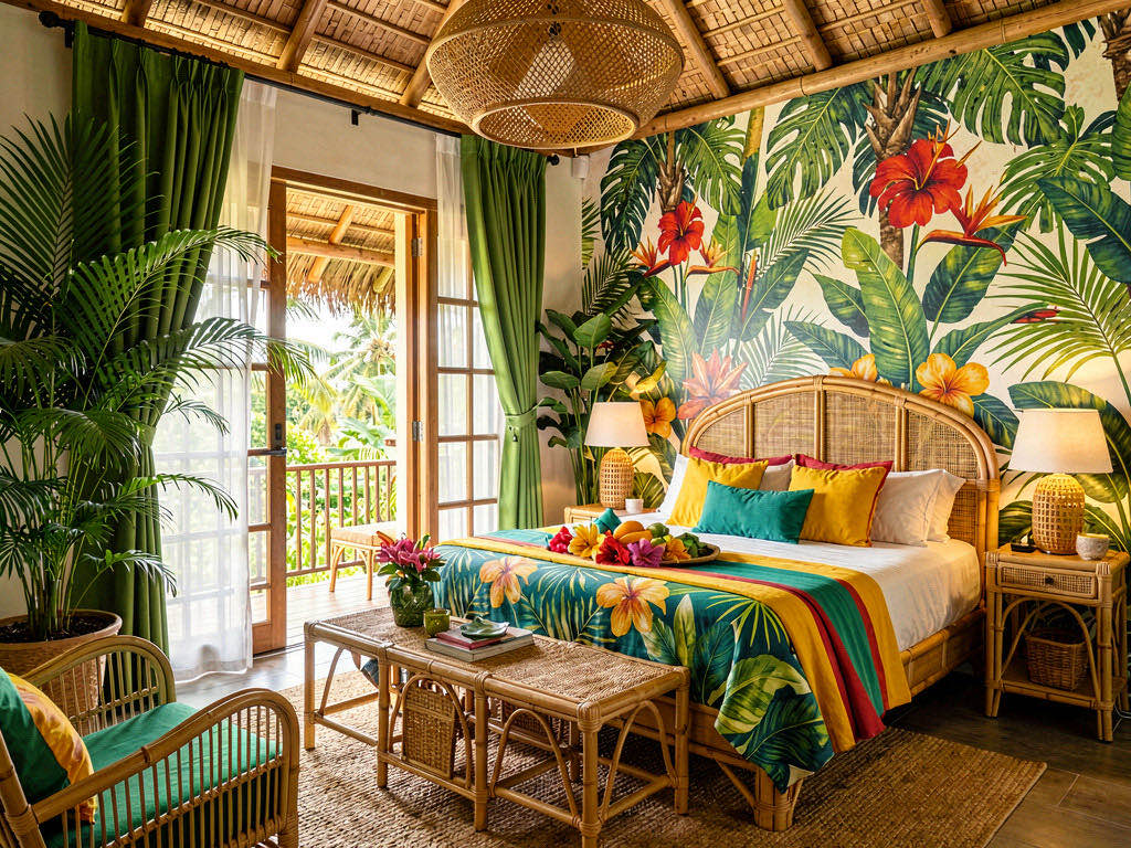 Tropical bedroom — room view