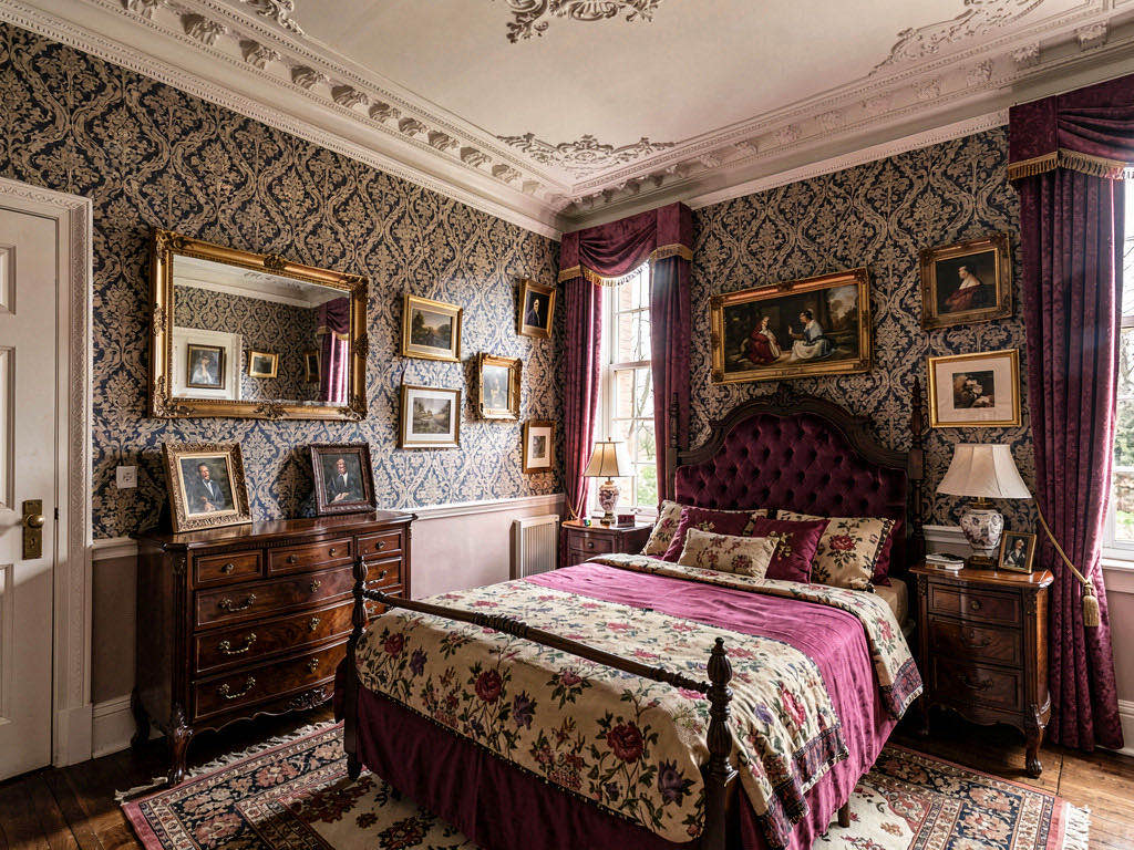 Victorian bedroom — room view