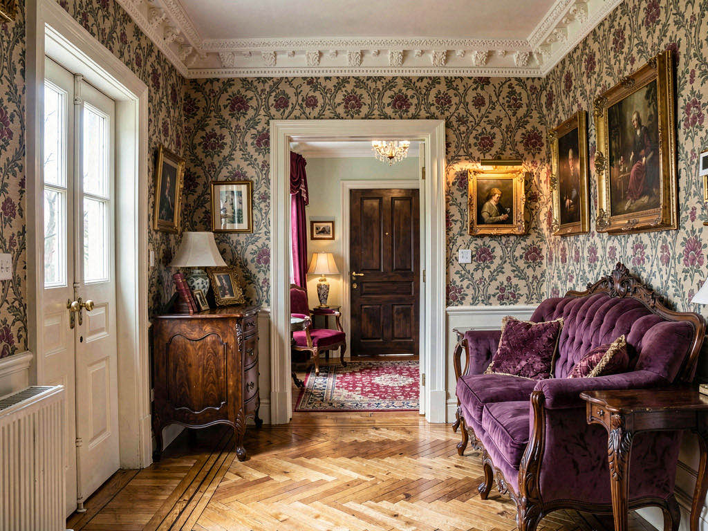 Victorian entryway — room view