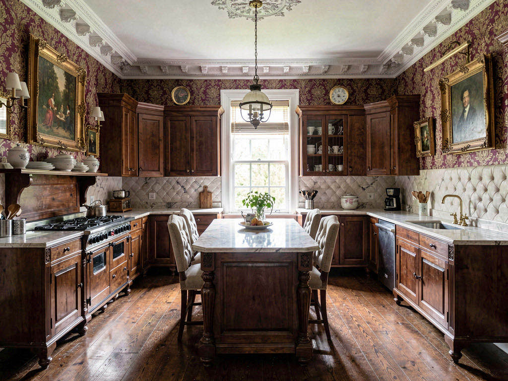 Victorian kitchen — room view