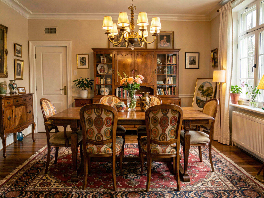 Vintage dining room — room view