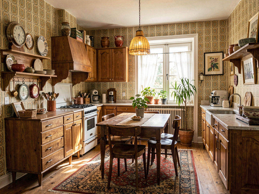 Vintage kitchen — room view