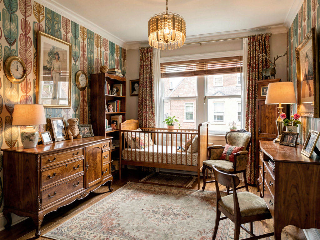 Vintage nursery — room view