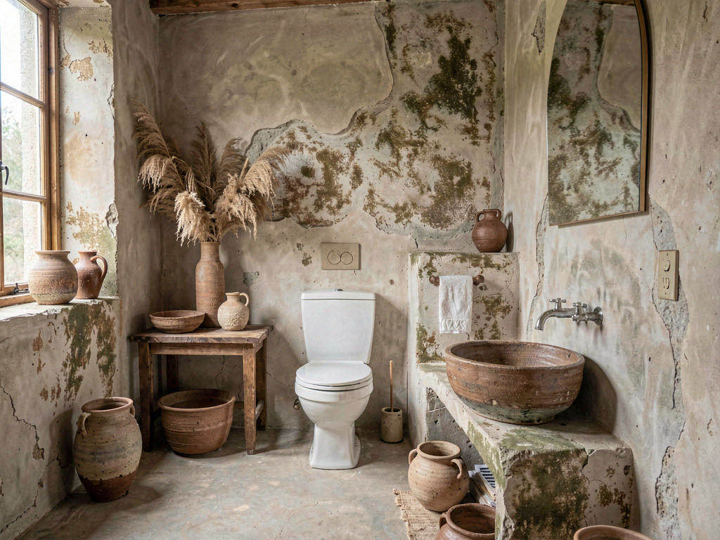 Wabi-Sabi bathroom — room view