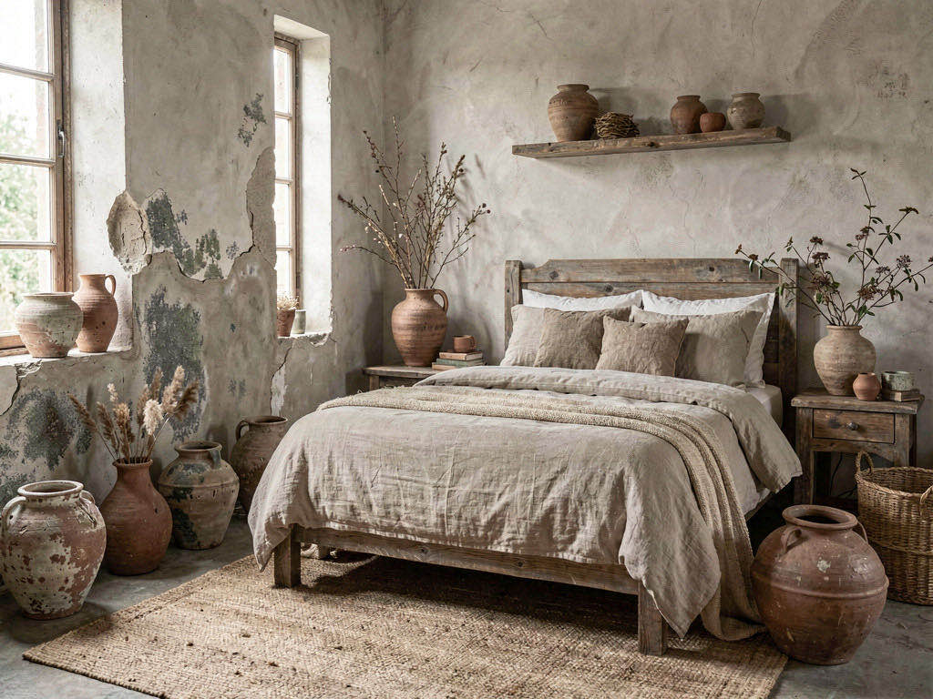 Wabi-Sabi bedroom — room view