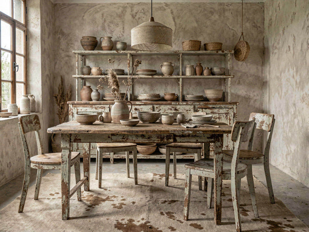 Wabi-Sabi dining room — room view