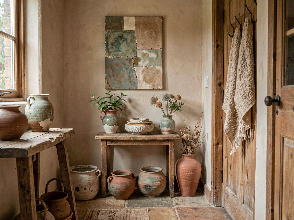 Wabi-Sabi entryway — room view