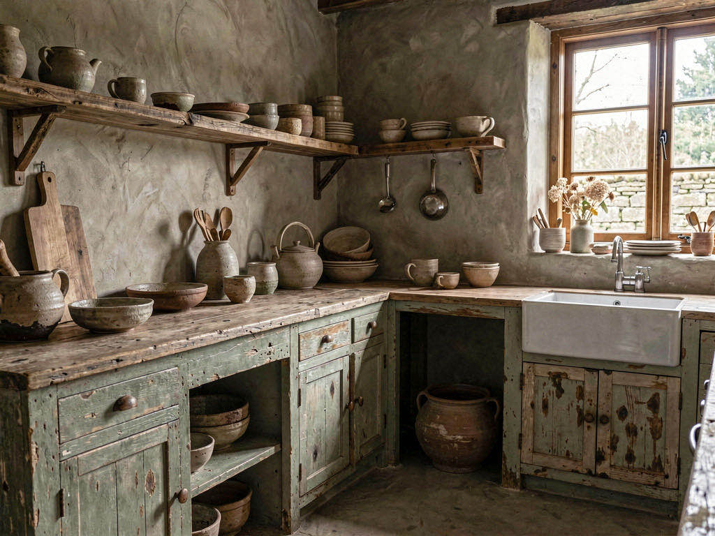 Wabi-Sabi kitchen — room view