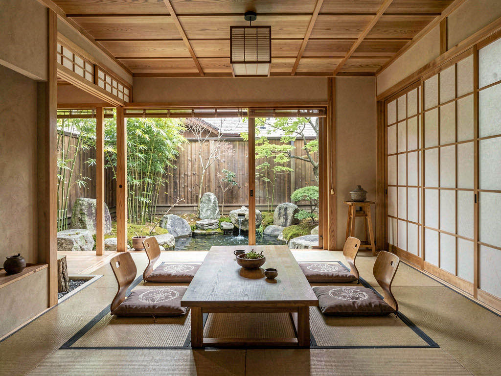 Zen dining room — room view